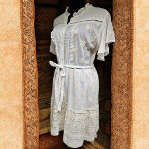 White Belize Whitehaven Dress- NWT- Size Large